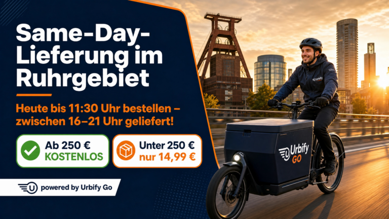 Urbify Go - Same Day Lieferung im Rurgebiet